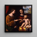 Le Mariage mystique de Sainte Catherine - Bernardino Luini — indrammet kunstværk på væggen