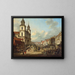Varsovs helligkorskirke - Bernardo Bellotto — indrammet kunstværk på væggen