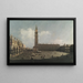 Piazza San Marco, Venedig - Bernardo Bellotto — indrammet kunstværk på væggen