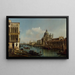 Vue du Grand Canal, Santa Maria della Salute et la Dogana depuis Campo Santa Maria Zobenigo - Bernardo Bellotto — indrammet kunstværk på væggen