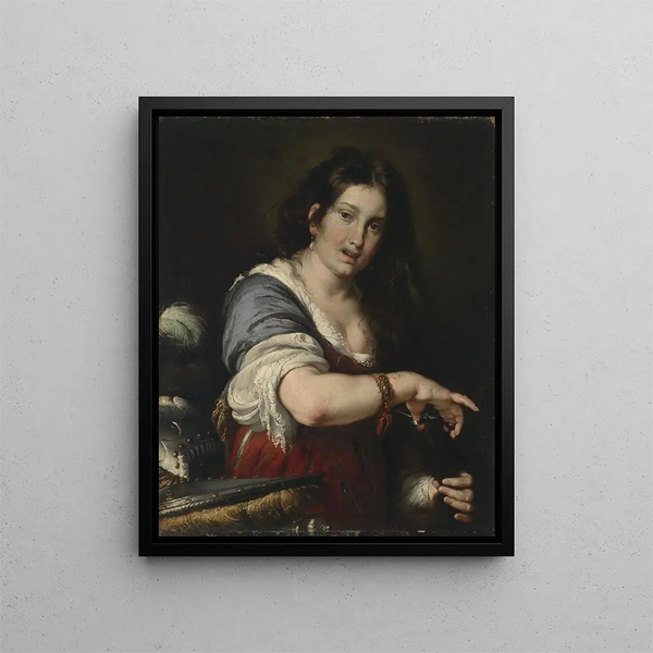 Bérénice - Bernardo Strozzi — indrammet kunstværk på væggen
