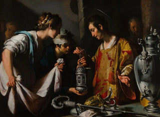 Bernardo Strozzi - St Lawrence Distributing the Riches of the Church.webp
