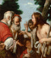 Det hellige Johannes Døbers prædiken - Bernardo Strozzi — visning af kunstværket