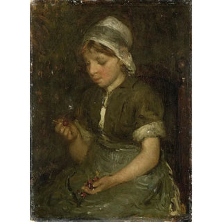 Bernardus Johannes Blommers - Girl with Cherries.webp