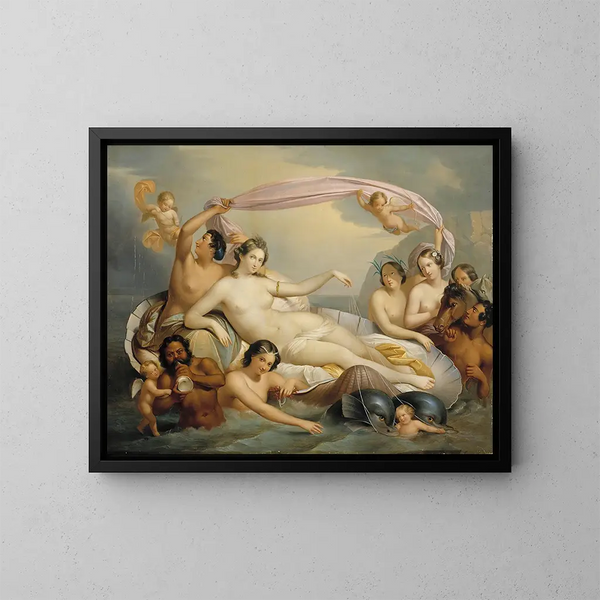 Le Triomphe de Galatée - Berndt Abraham Godenhjelm — indrammet kunstværk på væggen