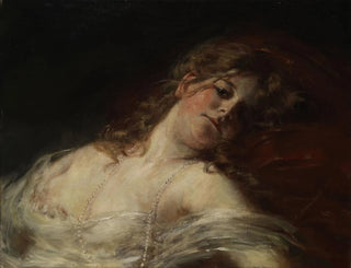 Bernhard Zeckendraht - Ruhendes Mdchen.webp