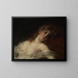 Bernhard Zeckendraht - Ruhendes Mdchen.webp