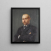 Portrait de John Jörster 1861-1918 - Bernhard Störmann — indrammet kunstværk på væggen