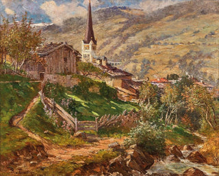 Bertha von Tarnoczy - A view of Bad Hofgastein.webp