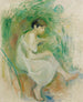 "Baigneuse en chemise" - Berthe Morisot — visning af kunstværket