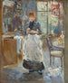 i spisestuen - Berthe Morisot — visning af kunstværket