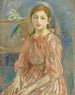 "Pigen fra kunstneren med en papegøje" - Berthe Morisot — visning af kunstværket