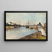 Le Port de Lorient - Berthe Morisot — indrammet kunstværk på væggen