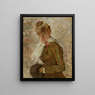 Vinter-maleri - Berthe Morisot — indrammet kunstværk på væggen