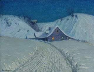 Birge Harrison - Winters Cabin at the Curve.webp