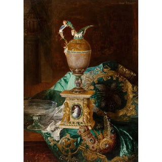 BlaiseAlexandre Desgoffe - Jeweled still life.webp