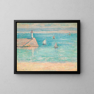 Blanche HoschedMonet - Bateaux au Port de Dilette Normandie.webp