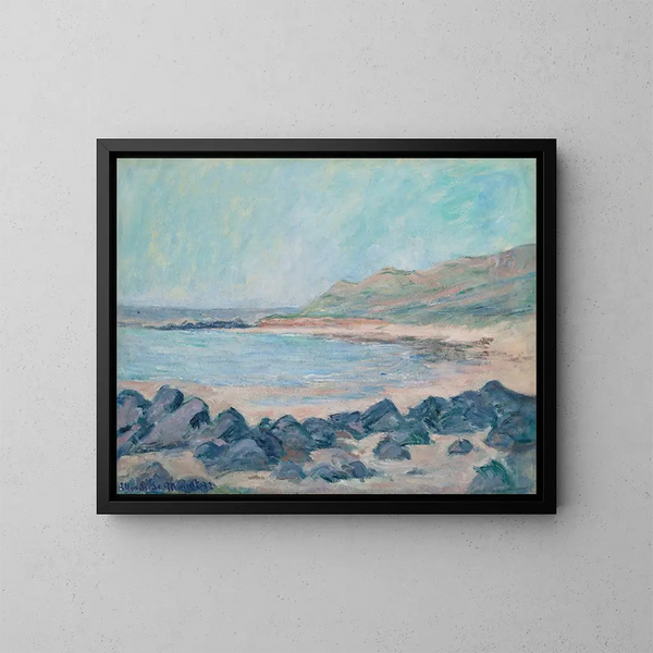 Bord de mer - Blanche Hoschedé-Monet — indrammet kunstværk på væggen