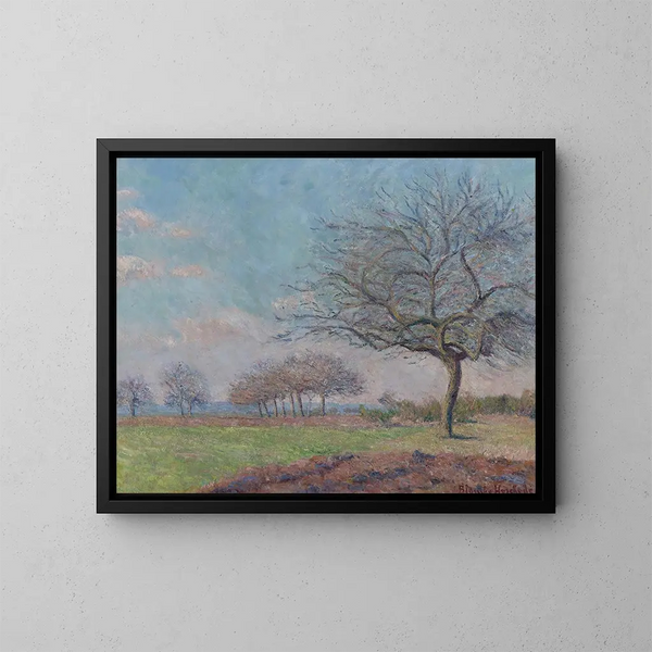 Giverny - Blanche Hoschedé-Monet — indrammet kunstværk på væggen