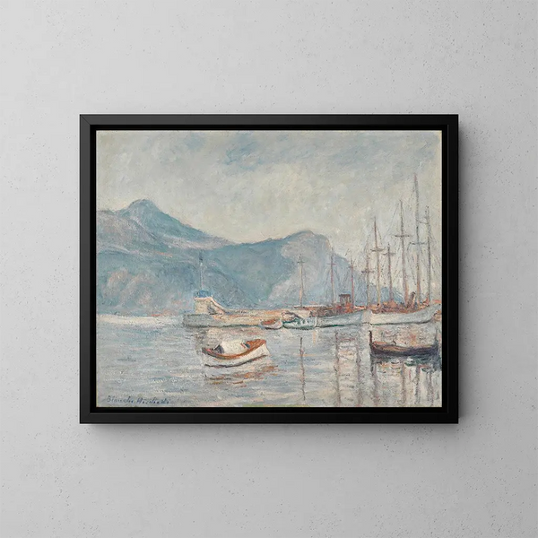 Le lac - Blanche Hoschedé-Monet — indrammet kunstværk på væggen