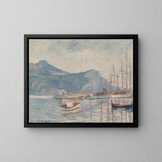 Blanche HoschedMonet - Les bateaux au port.webp