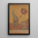 Reproduktion af maleriet La Tulipe violette, New York - Blanche Lazzell