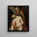 Ange Pietà - Boccaccino — indrammet kunstværk på væggen