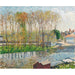 Reproduktion af maleriet Bords du Loing à Moret - Camille Pissarro