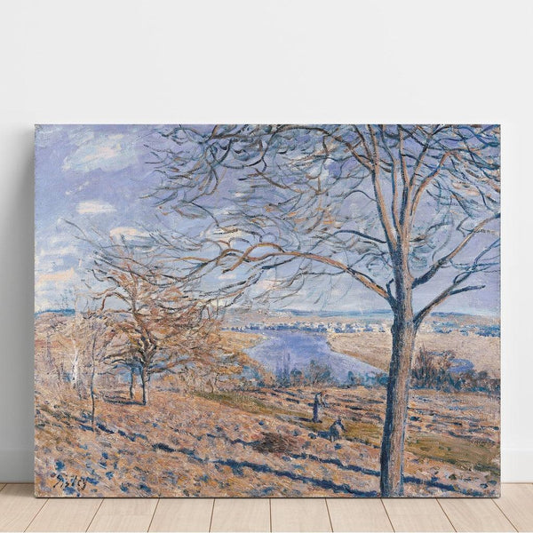 Reproduktion af maleriet Bords du Loing, effet d'automne - Alfred Sisley