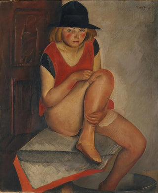 Le modèle - Boris Grigoriev — visning af kunstværket