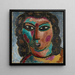 Boucles brunes - Alexej von Jawlensky — indrammet kunstværk på væggen