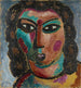 Boucles brunes - Alexej von Jawlensky — visning af kunstværket