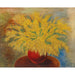 Reproduktion af maleriet af Bouquet de Mimosas au Pot Rouge - Moïse Kisling