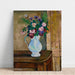 Reproduktion af maleriet af Bouquet de Roses, Bleuets og Fougères - Suzanne Valadon