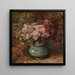 Bouquet de chrysanthèmes et de soucis - Olga Wisinger-Florian — vægpræsentation af kunstværket