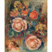Reproduktion af maleriet Bouquet de roses - Pierre-Auguste Renoir
