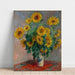 Reproduktion af maleriet Bouquet de tournesols - Claude Monet