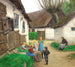Brn der blser sbebobler - Hans Andersen Brendekilde — visning af kunstværket