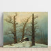 Reproduktion af maleriet Cairn under the snow - Caspar David Friedrich