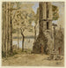 Calvaire breton - Eugène Boudin — visning af kunstværket
