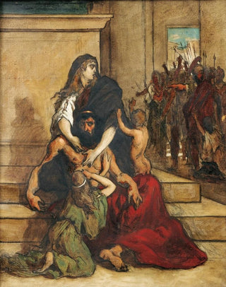 Camille Flix Bellanger - Scne de la guerre de Troie.webp