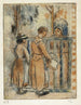 Kvinder, der beder om nåde - Camille Pissarro — visning af kunstværket