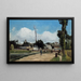 Bords de l'Oise à Pontoise - Camille Pissarro — indrammet kunstværk på væggen