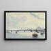 Pont de Charing Cross, London - Camille Pissarro — indrammet kunstværk på væggen