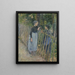 Conversation - Camille Pissarro — indrammet kunstværk på væggen