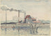 Fabrik ved Oise i Pontoise - Camille Pissarro — visning af kunstværket