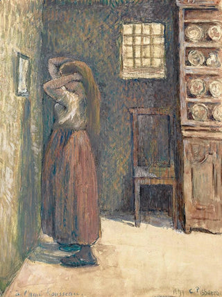 Camille Pissarro - Jeune Paysanne Se Coiffant.webp