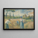 La Récolte - Camille Pissarro — indrammet kunstværk på væggen