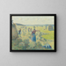 La Récolte des Foins - Camille Pissarro — indrammet kunstværk på væggen