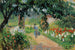 L'Allée du have i Éragny - Camille Pissarro — visning af kunstværket